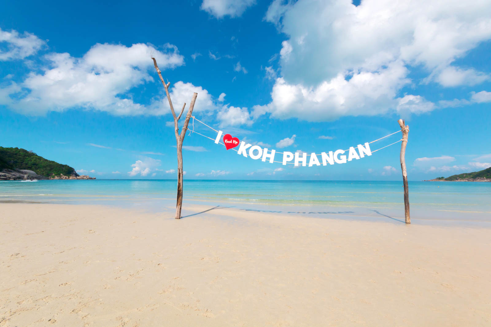 Haad Rin beach. Venue of the famous Full Moon Party. Koh Phangan. Thailand.