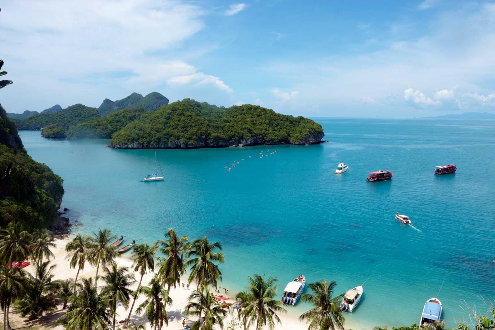 Tropical island view , image was taken in the 42 island area in Thailand
