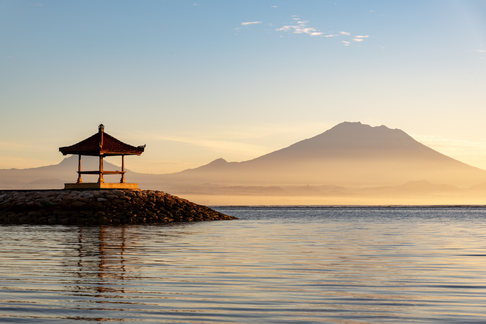 Bali, Indonesia, Light - Natural Phenomenon, Mt Agung, Sanur